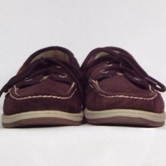 SPERRY TOPSIDER size 7M brown flat-heel loafers leather (suede) uppers - Picture 5 of 12